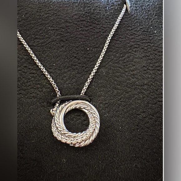 Jewelry - Silver Necklace with Infinity Circle